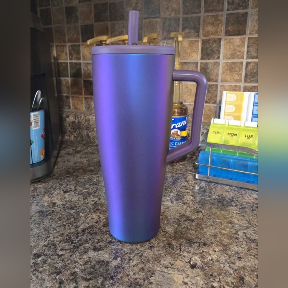 Metallic Purple 40oz Brumate